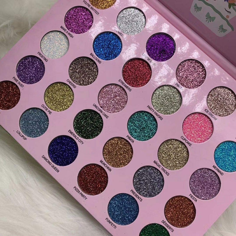 Abelyn باليت ظلال العيون اللامعة طويلة الأمد من ABELYN - 30 لون ب pigment عالي وتألق لامع لمستحضرات التجميل للحفلات - Image 5
